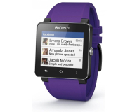 Sony SmartWatch 2 SW2 Silicon fioletowy - 275846 - zdjęcie 2